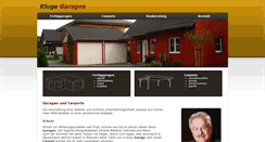 Desktop Screenshot of kluge-garagen.de